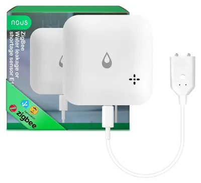 Zdjęcie produktu dla NOUS Czujnik wody ZigBee alarm 80 dB IP66