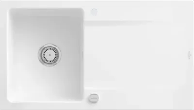 Produktbild von Villeroy & Boch Keramikspüle 333502R1, Siluet 50 Einbauspüle - inkl.