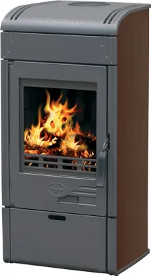 Produktbild von Gusskaminofen Plamen Vesta braun - 9kW