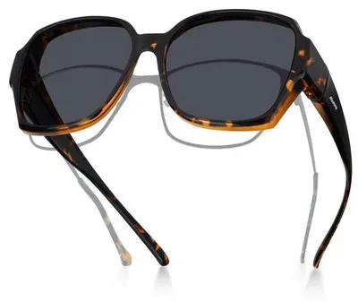 Produktbild von Übergroße, polarisierte Sonnenbrille für Damen und Herren mit UV-Schutz