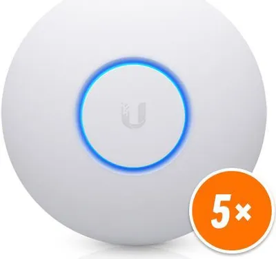 Immagine prodotto di Ubiquiti Access-Point UniFi UAP-nanoHD 802.11ac Wave 2 (5er-Pack) Without PoE adapter / Without power supply