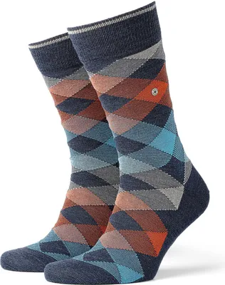 Produktbild von Burlington Newcastle herensokken, blauw (dark blue mel.)