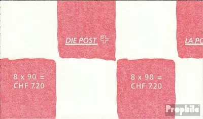 Produktbild von Briefmarken Schweiz 1996 Mi MH106 (kompl.Ausg.) gestempelt Grußmarken