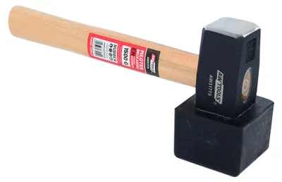 Obrázok produktu pre Awtools kladivo na dlažbu 1,5 kg / 28 cm s gumovou rukoväťou