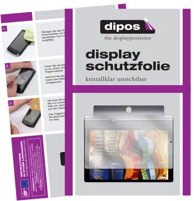 Produktbild von 2x Schutzfolie für Lenovo Yoga Tab 3 Pro 10 klar Displayschutzfolie Display