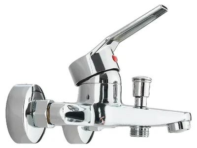 Obrázek produktu pro Sada sprchové baterie, montáž na stěnu, moderní design, chrom, chrom