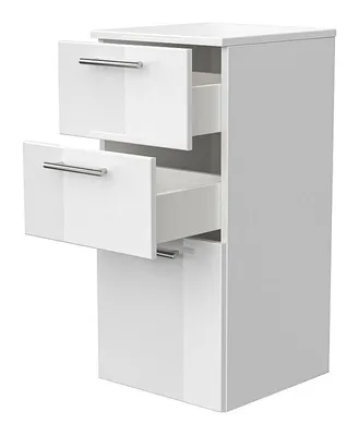 Produktbild von Midischrank 75 cm weiss hochglanz
