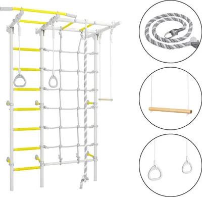 Obrázok produktu pre Gymnastický rebrík Kometa Next 5 so šplhacou sieťou