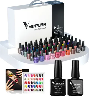 Produktbild von Nagel Gel Polish Set, HEMA-frei, selbstnivellierend, VIP 60 Farbe