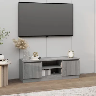 Produktbild von "2026 Promotion" TV-Schrank - TV-Lowboard - mit Tür Grau Sonoma 102x30x36 cm - TV-Regal CC28934