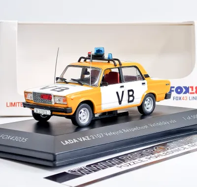Obrázek produktu pro Lada 1:43 VAZ 2107 – Veřejná bezpečnost, velitelský vůz - (K72111)