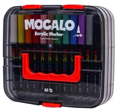 Produktbild von Acryl-Stiftmarker, 36 Farben, Marke M&G