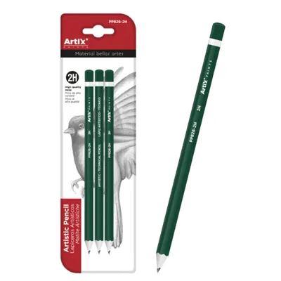Produktbild von Bleistift 2H zum Skizzieren, PP826-2H Artix, 3 Stück.