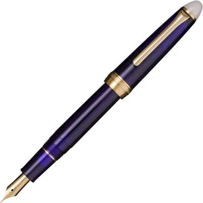 Productafbeelding van Sailor セーラー万年筆 Vulpen - Vier Seizoenen geweven wateroppervlak frost night fine - Blauw