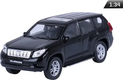 Image de Modèle réduit 1:34, TOYOTA Land Cruiser Prado, noir (A880TLCPC)