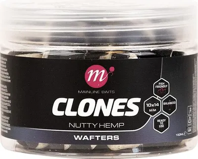 Productafbeelding van Mainline Baits Clones Barrel Wafters, smaak: Nutty Hemp