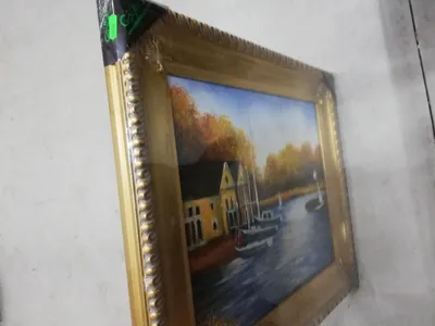 Image de Peinture à l'huile Peintures à l'huile Tableau peint à la main à l'huile avec cadre Art baroque Immédiatement