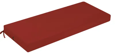 Obrázok produktu pre Nepremokavý vankúš na záhradnú lavičku, 140 x 40 cm, červený