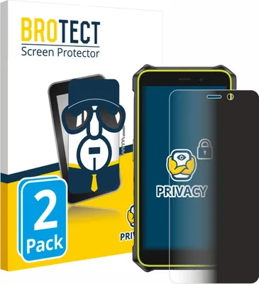 Produktbild von 2x BROTECT Sichtschutzfolie für Ulefone RugKing 2 Pro Anti-Spy Privacy Sichtschutz Blickschutz Folie Blaulicht-Schutz