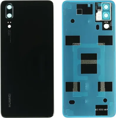 Produktbild von Gehäuse Rückseite für Huawei P20 (EML-L09, EML-L29), Schwarz