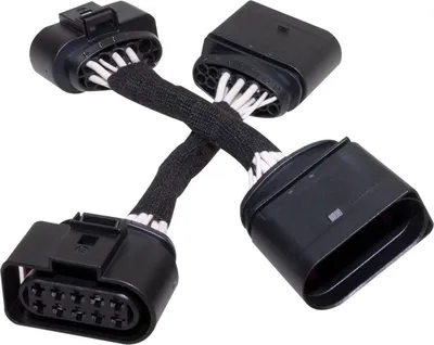 Produktbild von Adapter Umrüstung Xenon auf Halogen Scheinwerfer Kabel passend für Audi A4 B6 8E