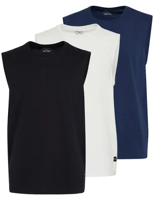 Immagine prodotto di Blend BHTank, confezione da 3 canottiere da uomo, modello senza maniche, vestibilità regular