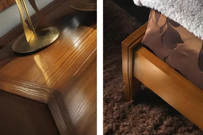 Produktbild von Luxus Set Schlafzimmer Bett Nachttisch Doppel Hotel Betten Polster Design 3tlg.