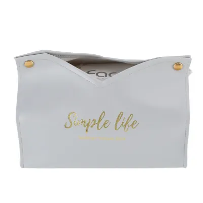 Produktbild von Tissue Storage Box,Household Tissue Box,Servietten Container,Tissue Container,Kunstleder Tissue Case,Papier Serviettenhalter