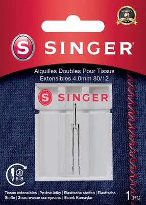 Obrázok produktu pre Singer Twin Stretch Needle Decorative 4.0 80/12 1PK