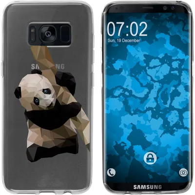 Produktbild von PhoneNatic Case kompatibel mit Samsung Galaxy S8 Plus Silikon-Hülle Vektor Tiere M4