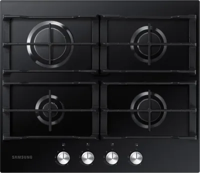 Immagine prodotto di Piano Cottura Samsung NA64H3010AK da Incasso a Gas 4 Fornelli Vetro Nero