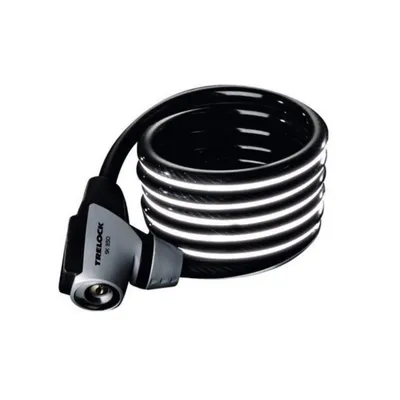 Image de Câble antivol spiralé Trelock 175 cm, Ø 12 mm, SK 350/175/12, réfléchissant