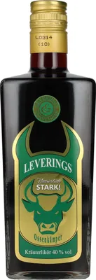 Produktbild von Leverings Ossenkämper Kräuterlikör 40% Vol. (1x0,7l Flasche)