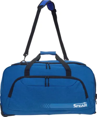 Produktbild von Trolley Reisetasche Herren Damen XXL Koffer Rolltasche 85 Liter Reiserolltasche Tasche Koffer mit Schultergurt groß Spear 910 Royal Blau + Koffergurt
