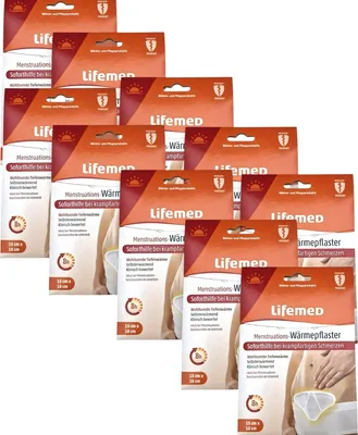 Produktbild von 10x Lifemed Menstruatioins - Wärmepflaster 15 cm x10 cm