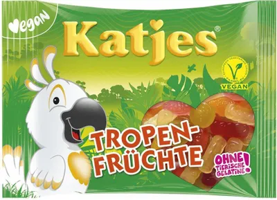 Produktbild von Katjes Tropen-Früchte natürliche Aromen ohne Gelatine 175 g
