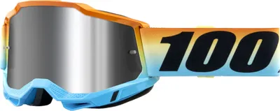 Produktbild von 100% Motocross Brille Accuri 2, Verspiegelt , Sunset - Blau Gold
