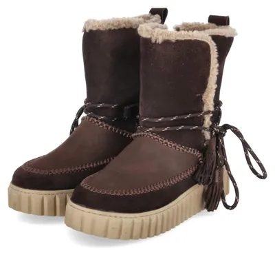 Productafbeelding van Bullboxer damenschoenen, wintermodel, bruin, leer, maat 38