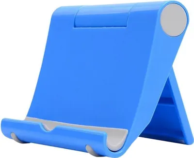 Produktbild von 270 Grad faltbarer Desktop Universal Handy Handy Tablet Halter Ständer Halterung Blau