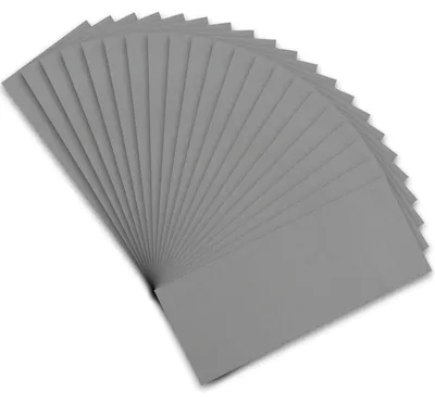 Obrázok produktu pre Sada brúsneho papiera, 3000 zrn, 21 kusov, na mokré aj suché použitie, karbid kremíka, 23 x 9 cm