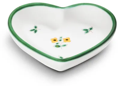 Produktbild von Gmundner Keramik Streublumen Herzförmige Schale 10 cm