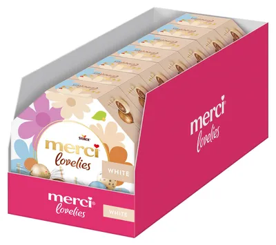 Produktbild von Merci lovelies White Pralinen, 7er Pack (7 x 185g)