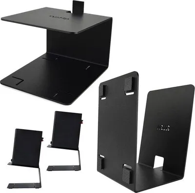 Obrázek produktu pro Stojan na monitor ze 100% uhlíkové oceli, černý, pro stolní monitor