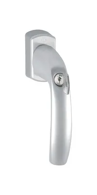 Immagine prodotto di HOPPE Secustik Variofit maniglia per finestre NY 0810S/US10 100Nm alluminio F1/finitura naturale VK7 con serratura HOP - 10764194
