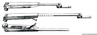 Produktbild von Verstellbar teleskopowe ramię wycieraczki SS 265/335 mm Osculati 19.152.14
