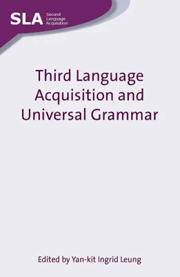 Produktbild von Third Language Acquisition and Universal Grammar