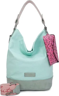 Produktbild von Fritzi aus Preußen Schultertasche Canvas Izzy07 Olga Hobo Bag Lime mint