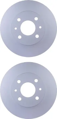Produktbild von 2 Bremsscheiben voll Ø 59 mm 11 mm HELLA passend für u.a. FIAT TIPO