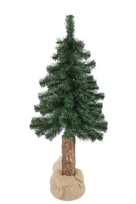 Obrázok produktu pre Umelý vianočný stromček 120 cm s kmeňom Borovica Umelý stromček Umelá rastlina