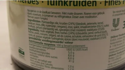 Produktbild von Knorr Primerba Gewürzpaste Feine Kräuter 340g (Kräuterpaste)